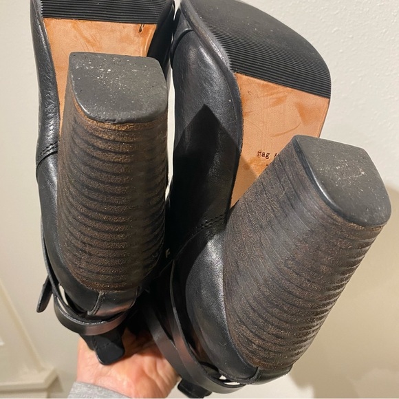 Rag & Bone Women’s Leather Kinsey Black Ankle Boot size 9 gently used 4” heel - Picture 9 of 16